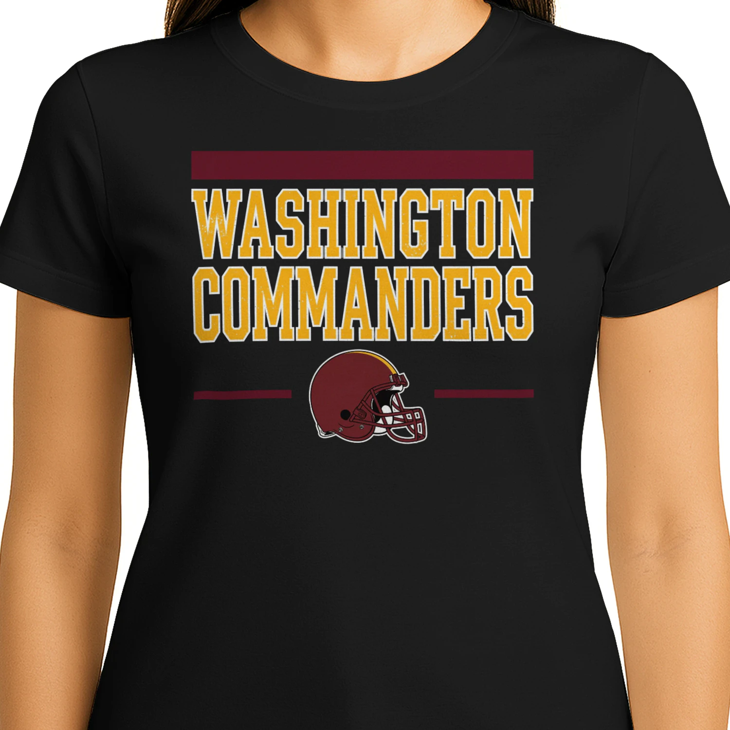 Washington Football Fan T-Shirt Burgundy & Gold Game Day Graphic Tee 🏈 Show Your City Spirit