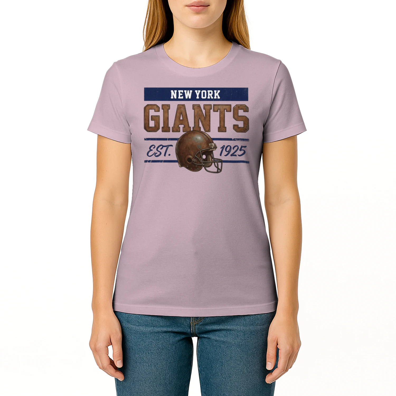  New York Football Fan T-Shirt Big Blue Game Day Graphic Tee 🏈 Show Your Team Spirit