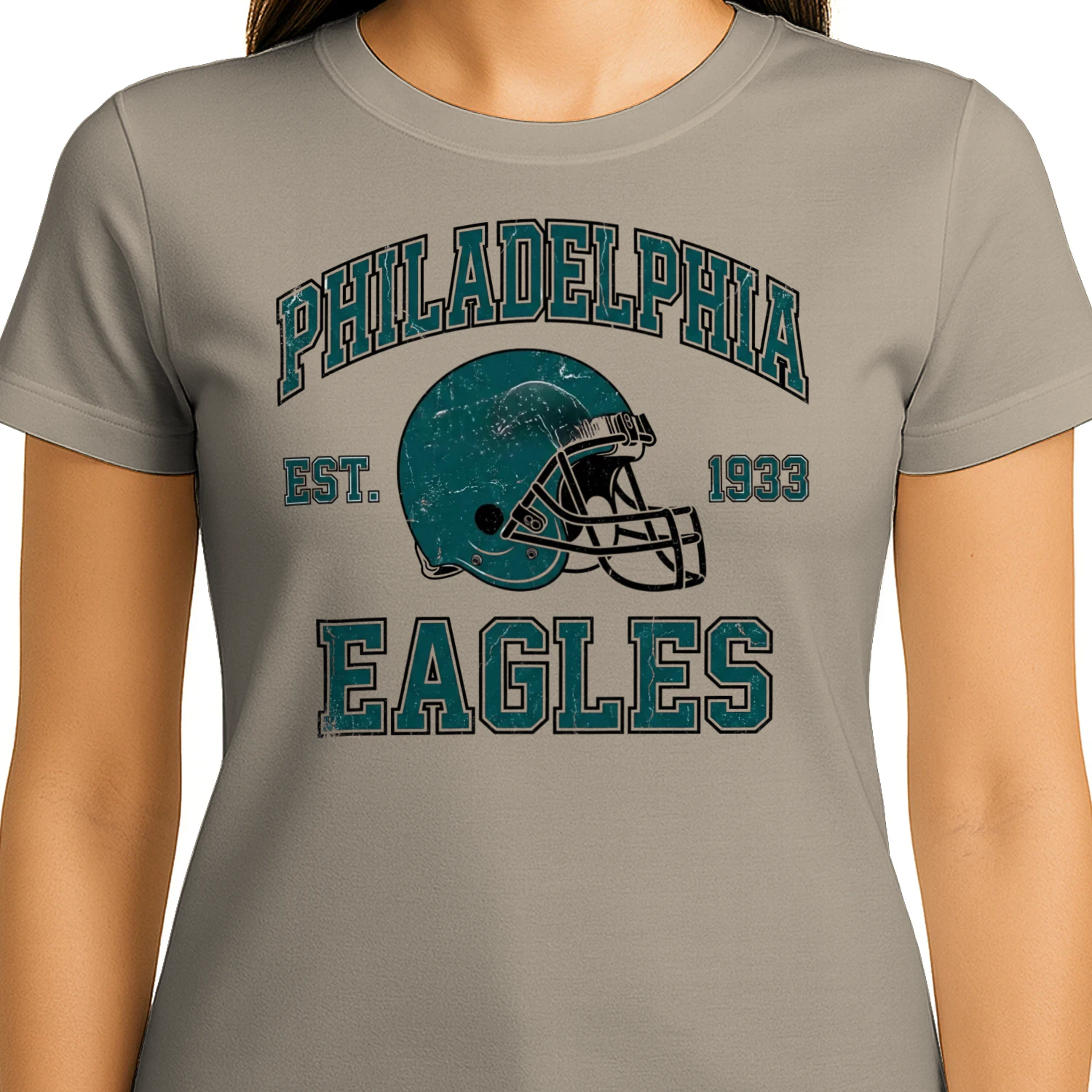 Philadelphia Football Fan T-Shirt Midnight Green Game Day Graphic Tee 🏈 Show Your City Spirit,