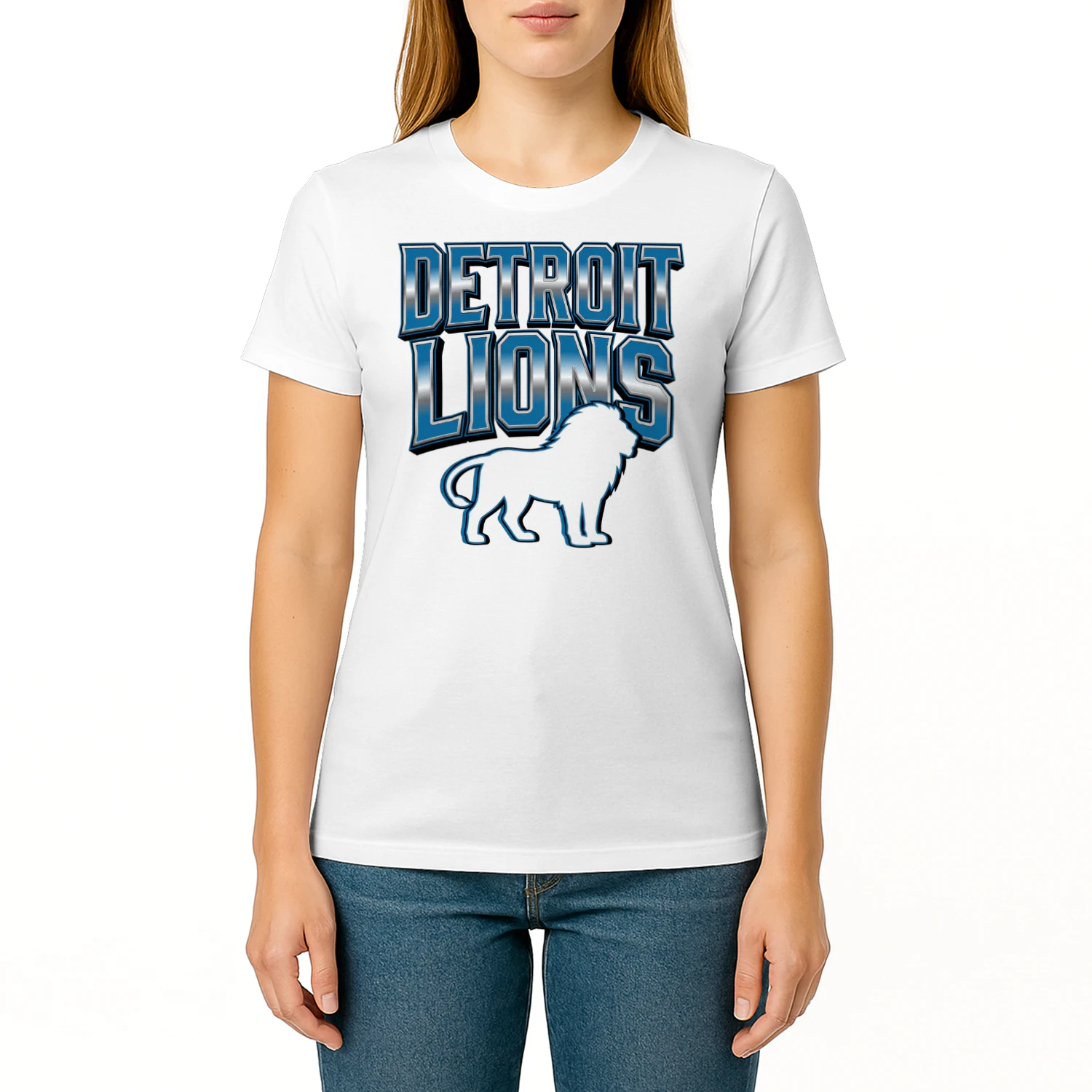 Detroit Football Fan T-Shirt Honolulu Blue Game Day Graphic Tee 🏈 Show Your City Pride