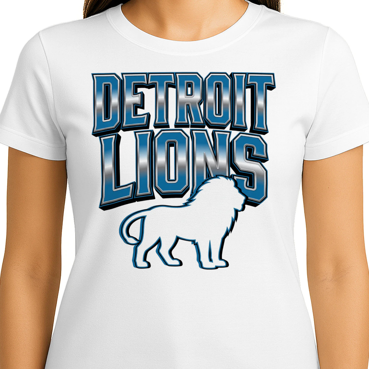 Detroit Football Fan T-Shirt Honolulu Blue Game Day Graphic Tee 🏈 Show Your City Pride