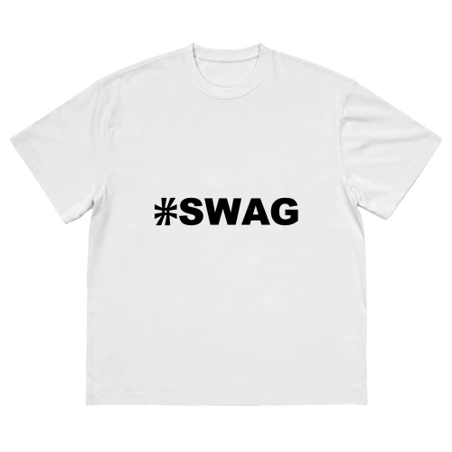 T-shirt SWAG avec texte en gras
