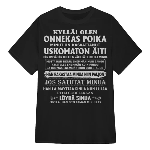 KYLLÄ! OLEN ONNEKAS POIKA