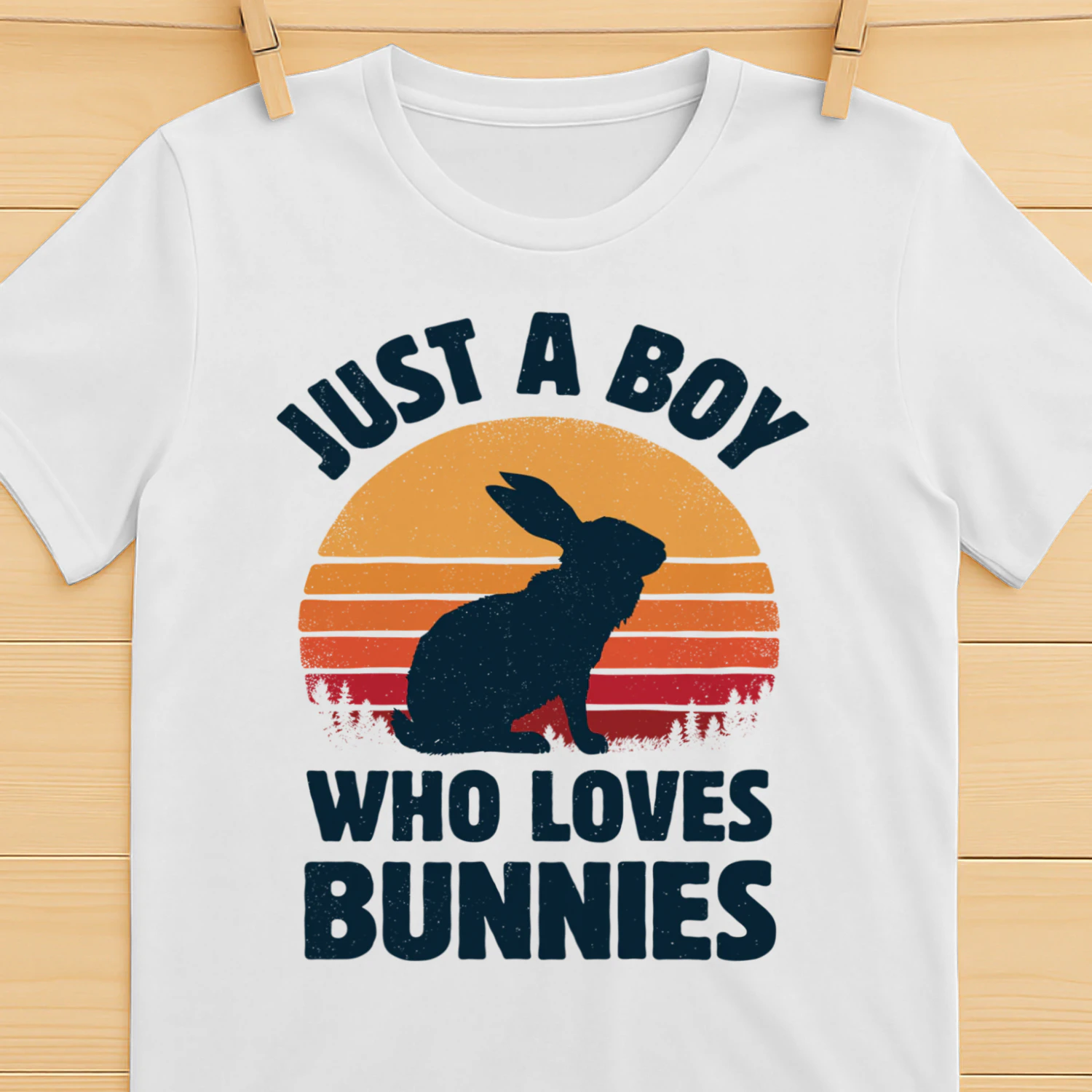 Just a boy who loves bunnies