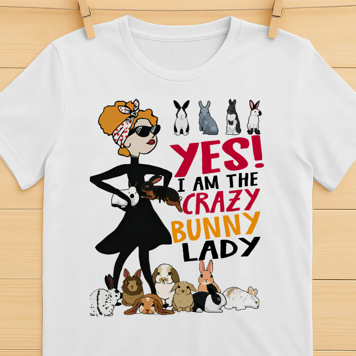 crazy bunny lady