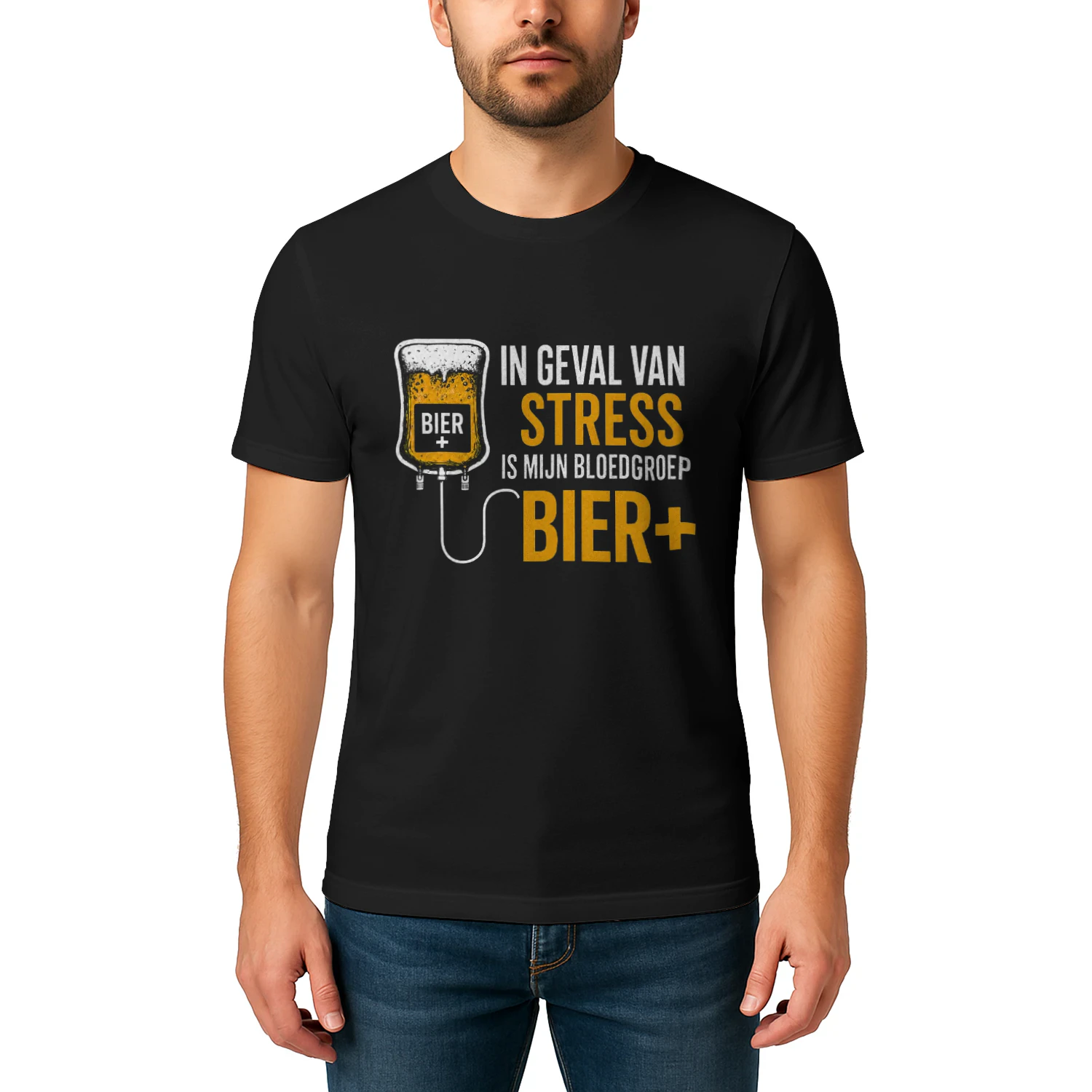 In Geval Van Stress Is Mijn Bloedgroep Bier+