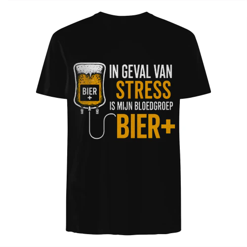 In Geval Van Stress Is Mijn Bloedgroep Bier+
