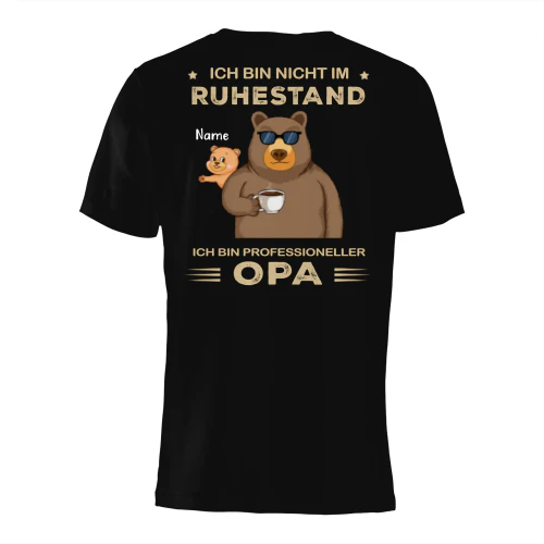 T-Shirt für einen Opa mit einem Enkelkind