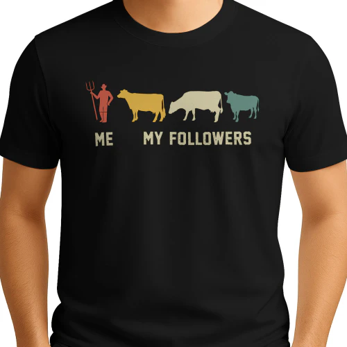 Me and my followers Cows retro 