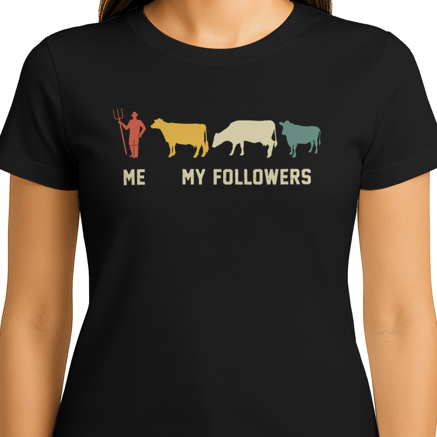 Me and my followers Cows retro 
