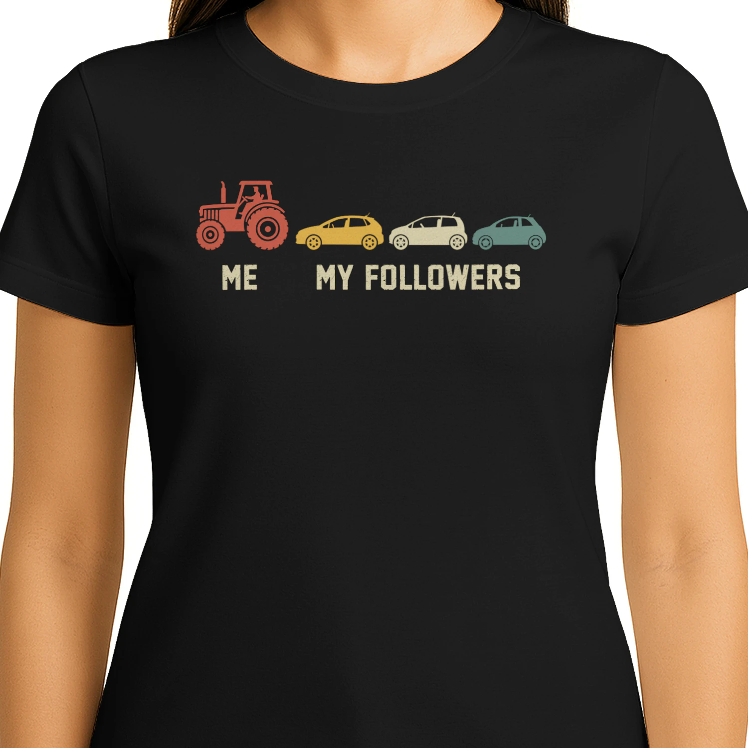 Me and my followers tractor t-shirt for farmer 