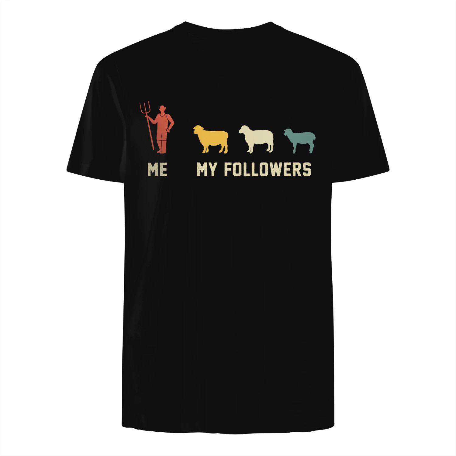 Me and my followers sheep retro 