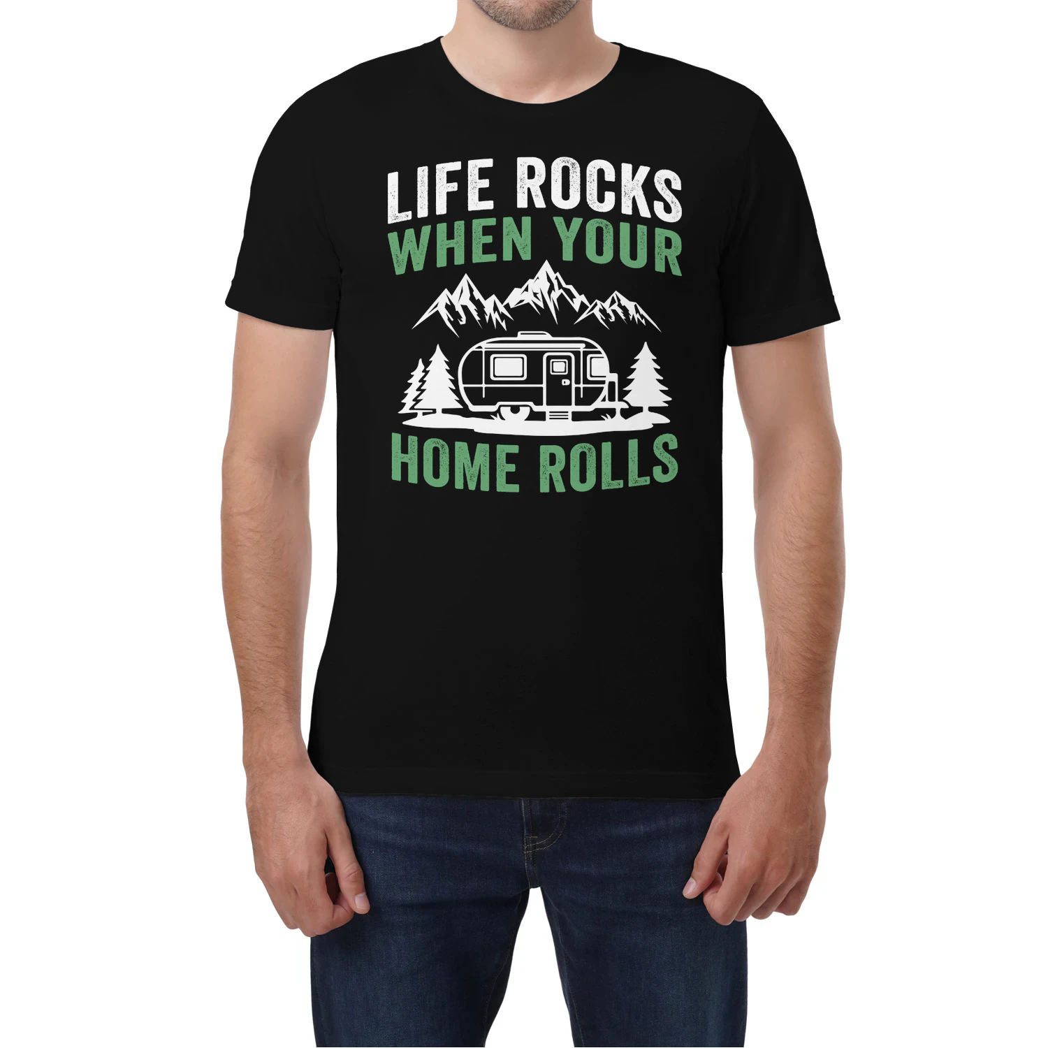 life rocks when your home rolls caravan
