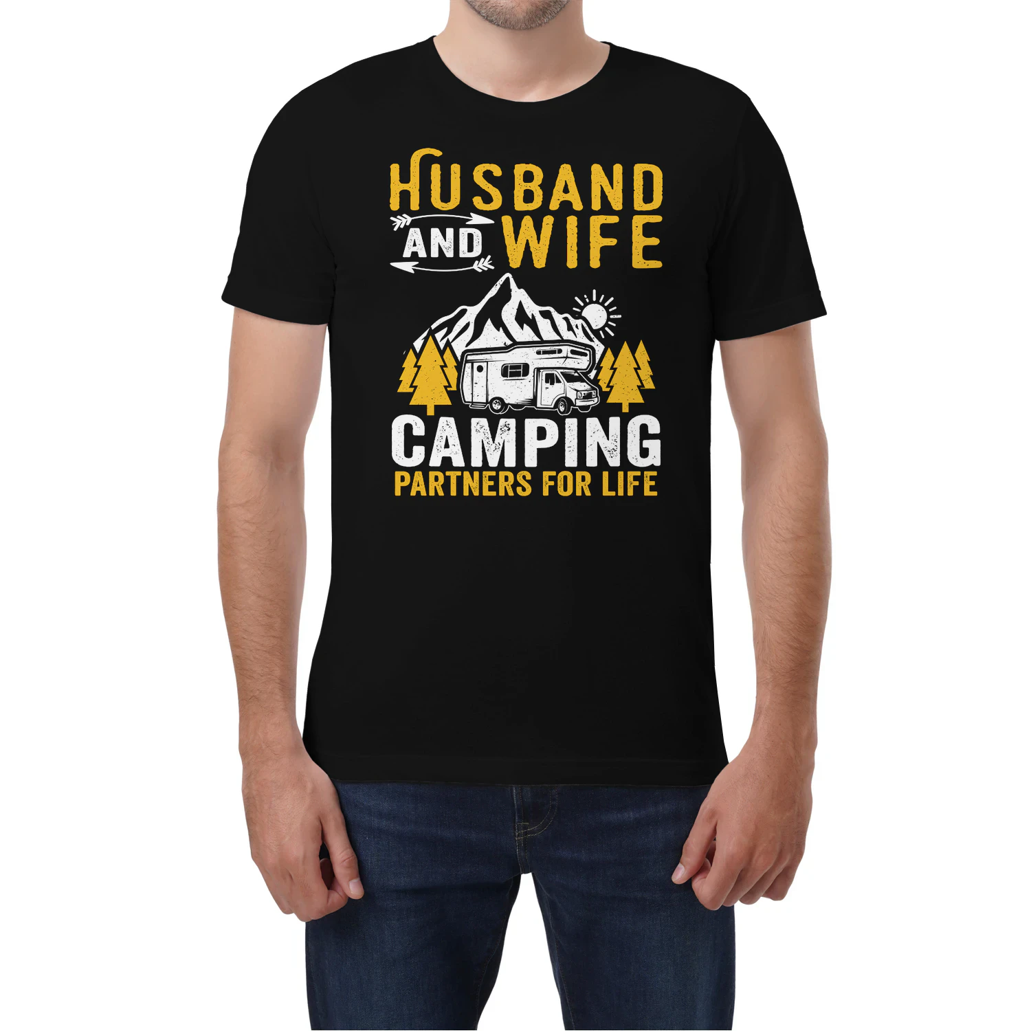 Husband And Wife Camping Partner For Life 
