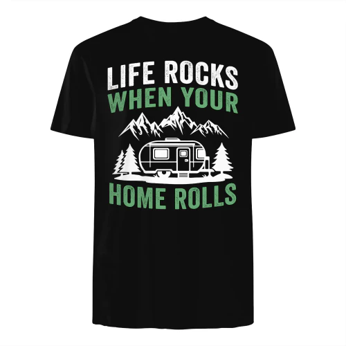 life rocks when your home rolls caravan