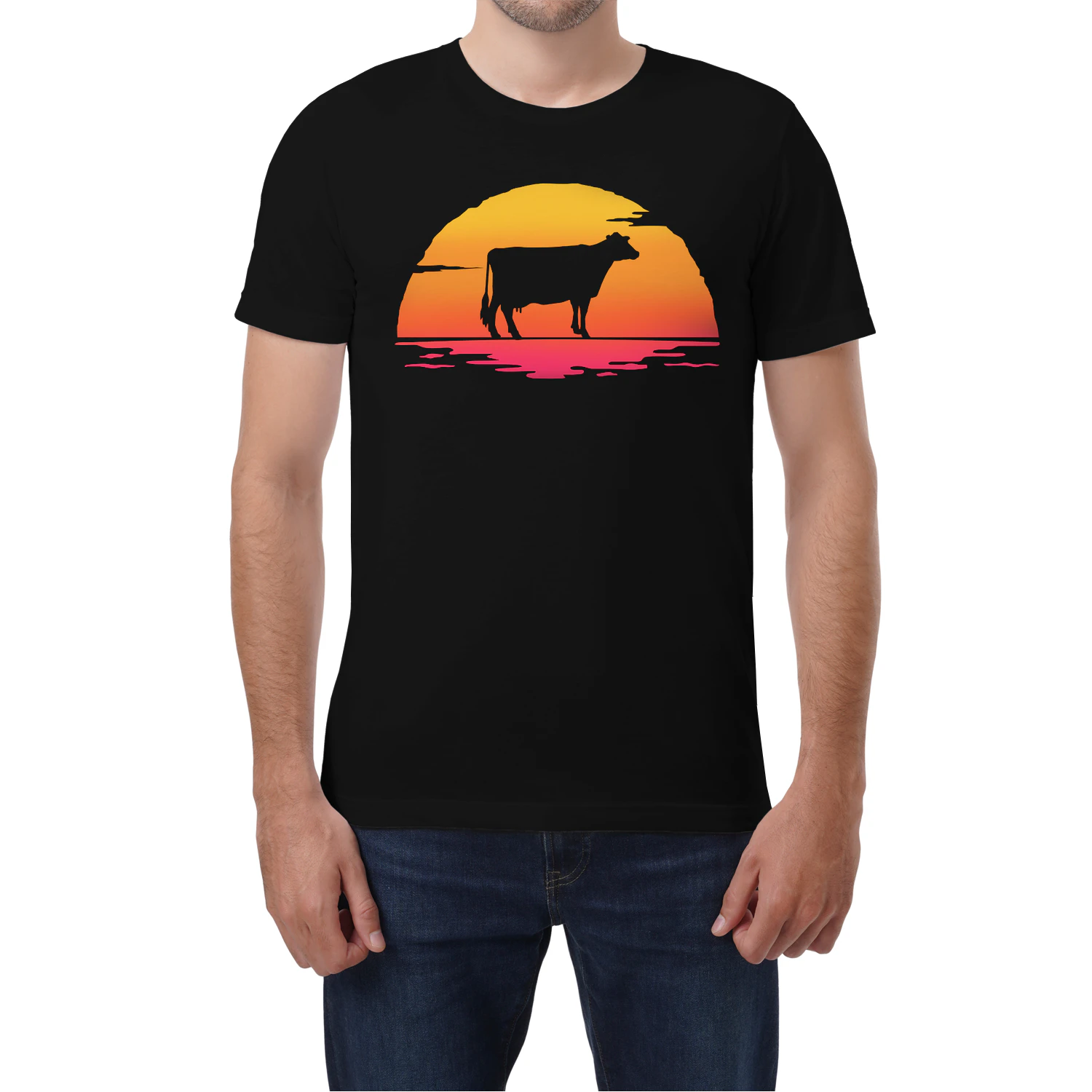 sunrise cow 