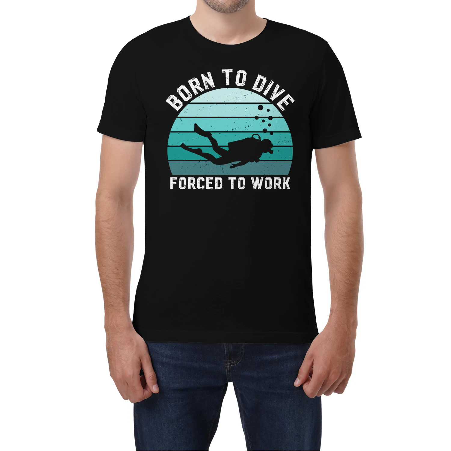 born to dive forced to work 