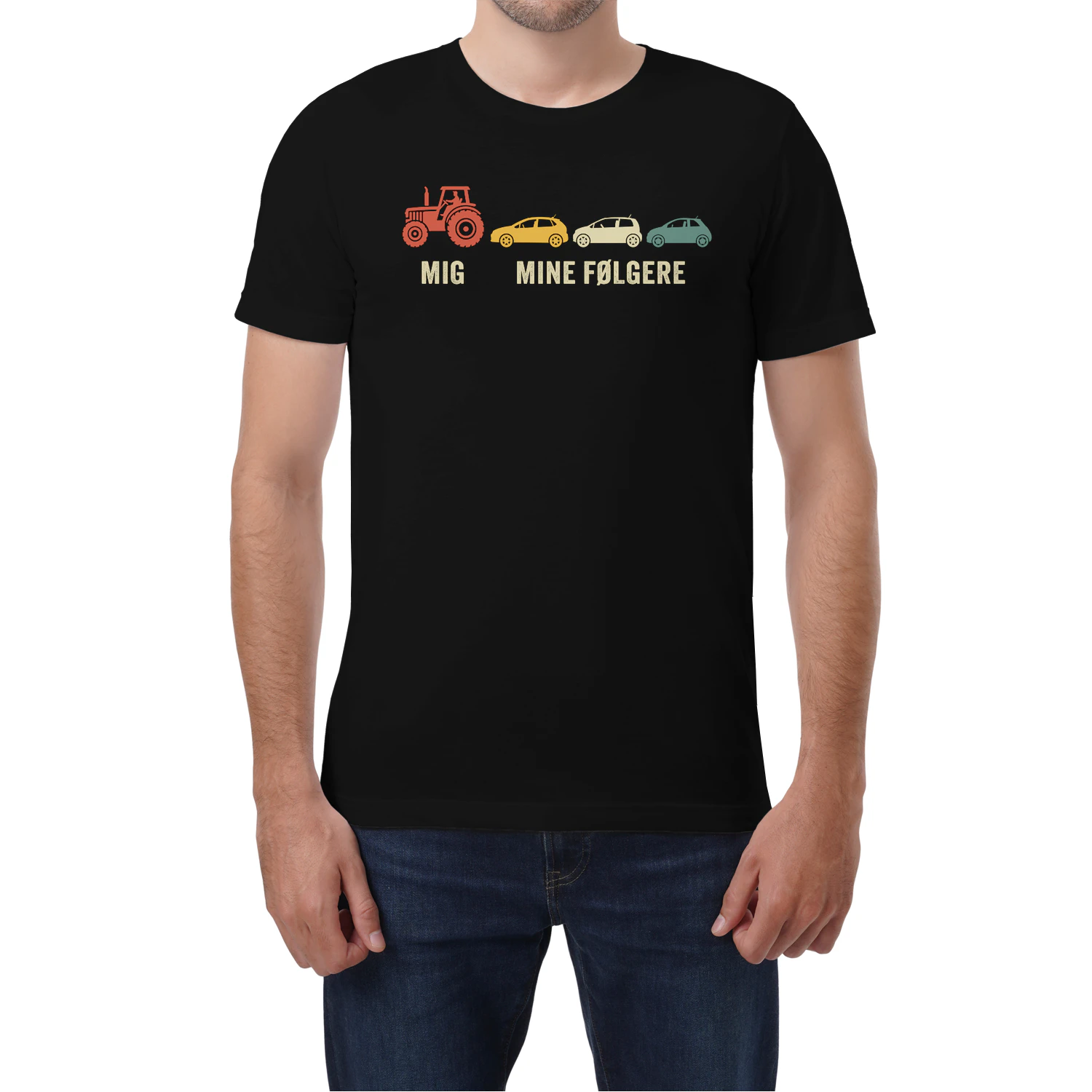 MIG MINE FØLGERE tractor t-shirt for farmer 26