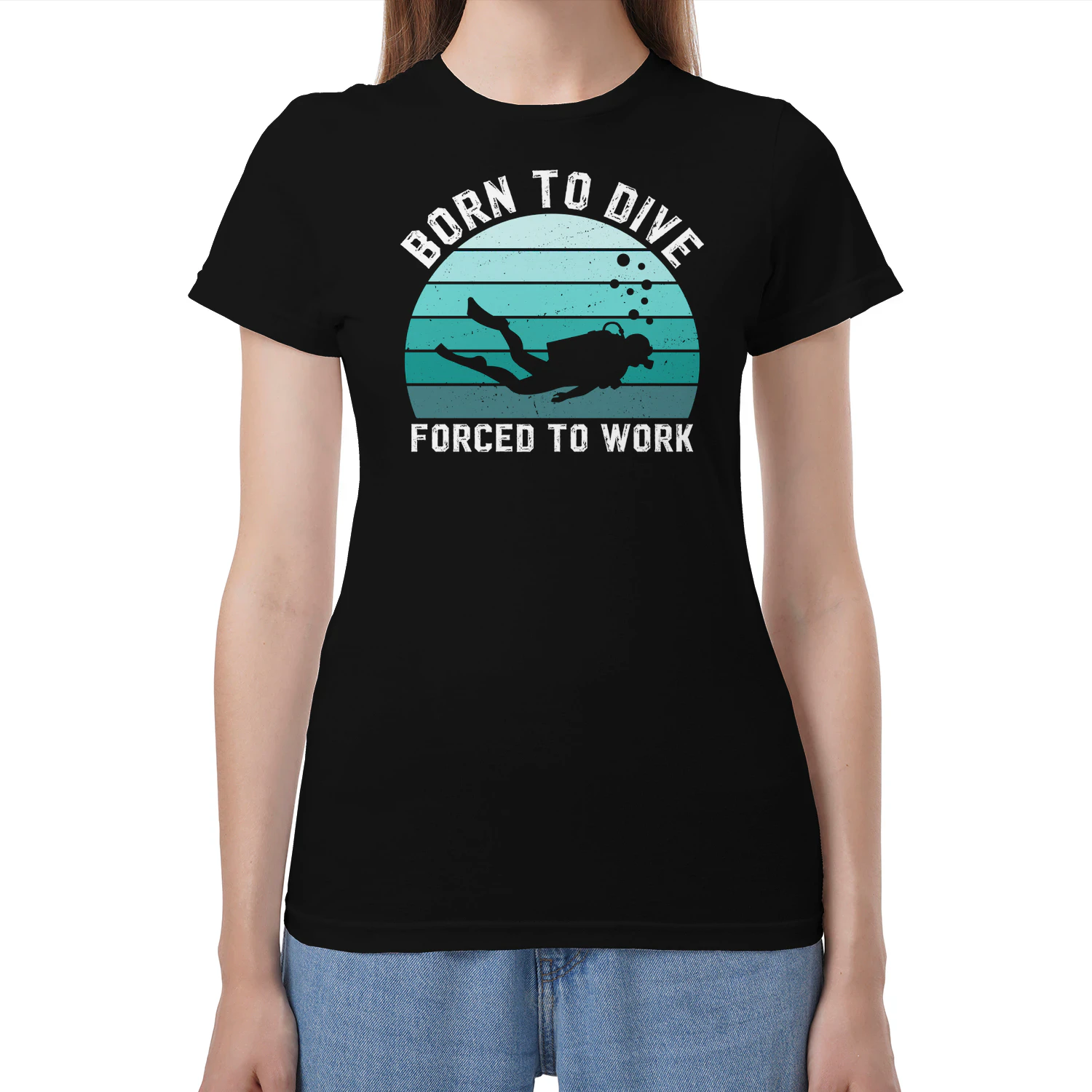 born to dive forced to work 
