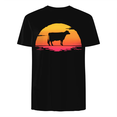 sunrise cow 
