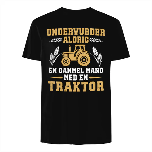 undervurder aldrig en gammel mand med en traktor