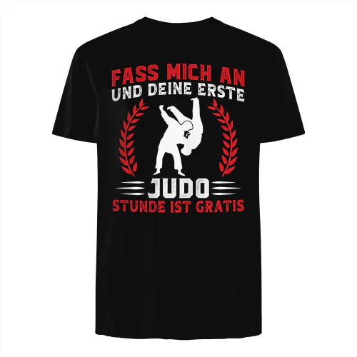 fass mich an und deine erste judo Stunde ist gratis