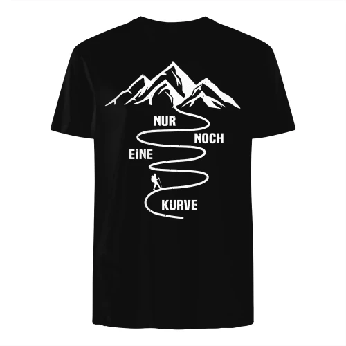 Nur Noch Eine Kurve Wandern t-shirt 