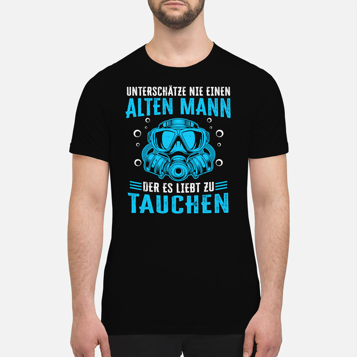 Unterschätze nie einen alten Mann, der es liebt zu tauchen