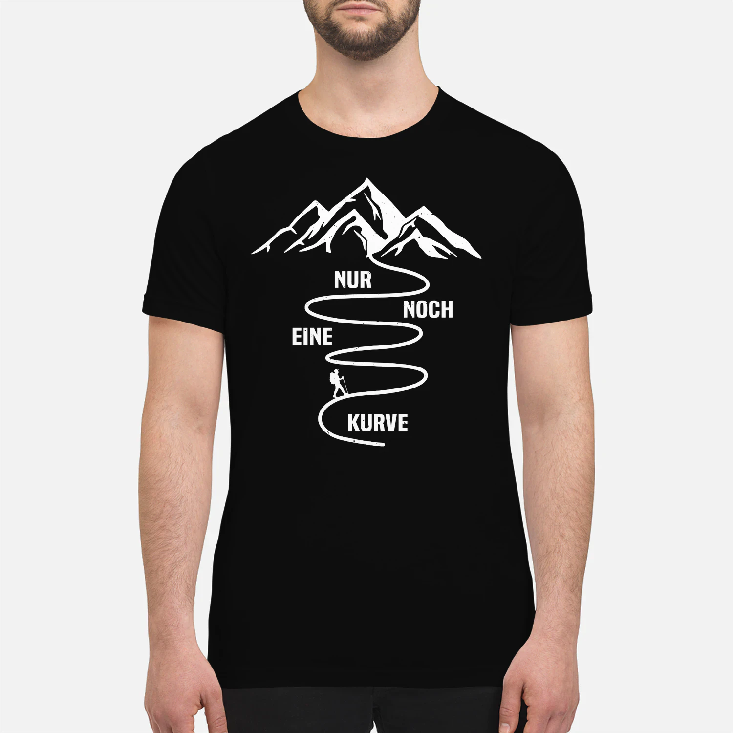 Nur Noch Eine Kurve Wandern t-shirt