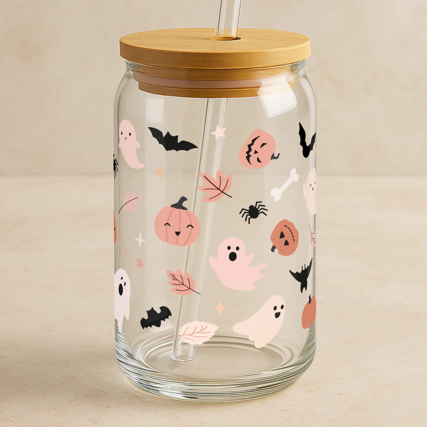 Halloween Sipper Glass