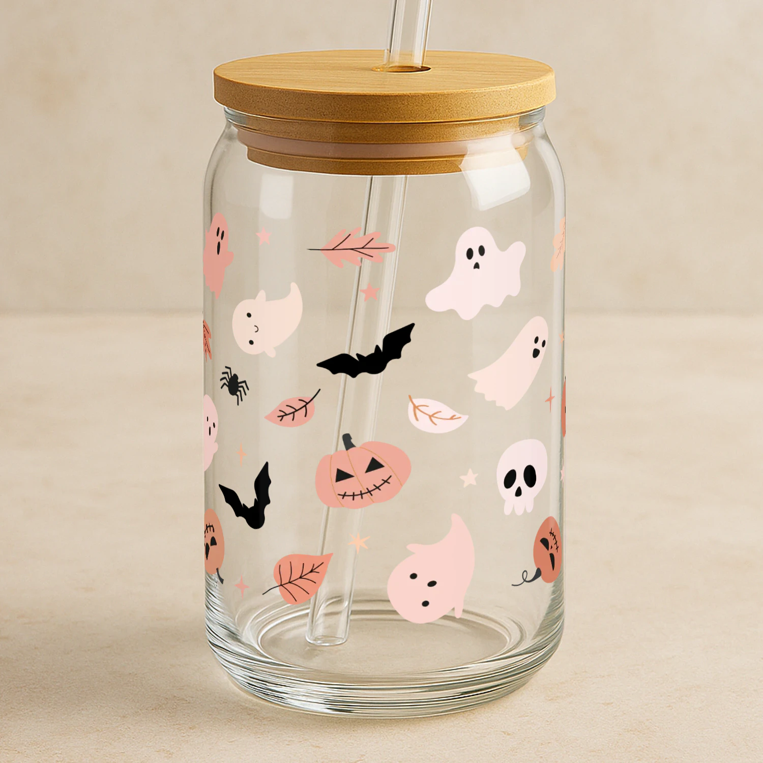 Halloween Sipper Glass