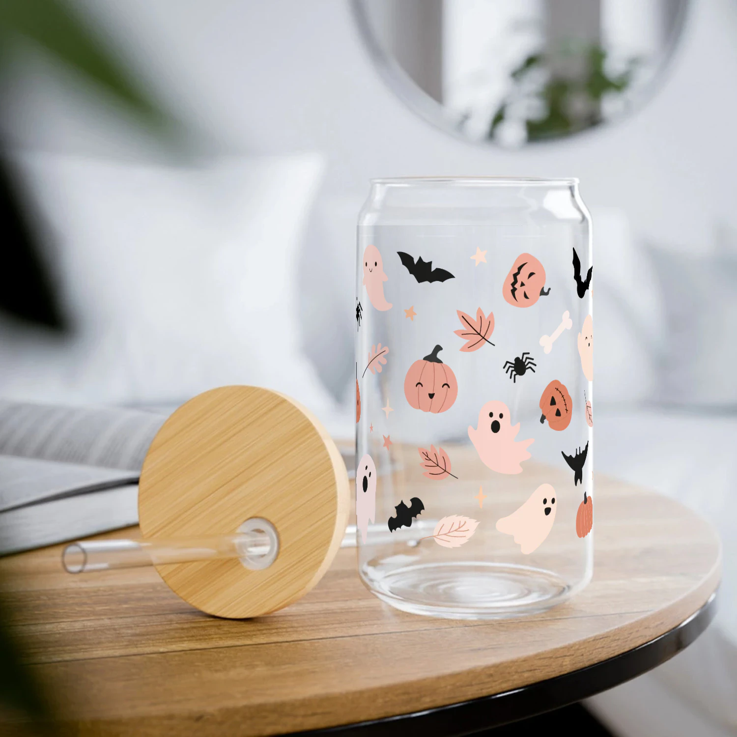 Halloween Sipper Glass