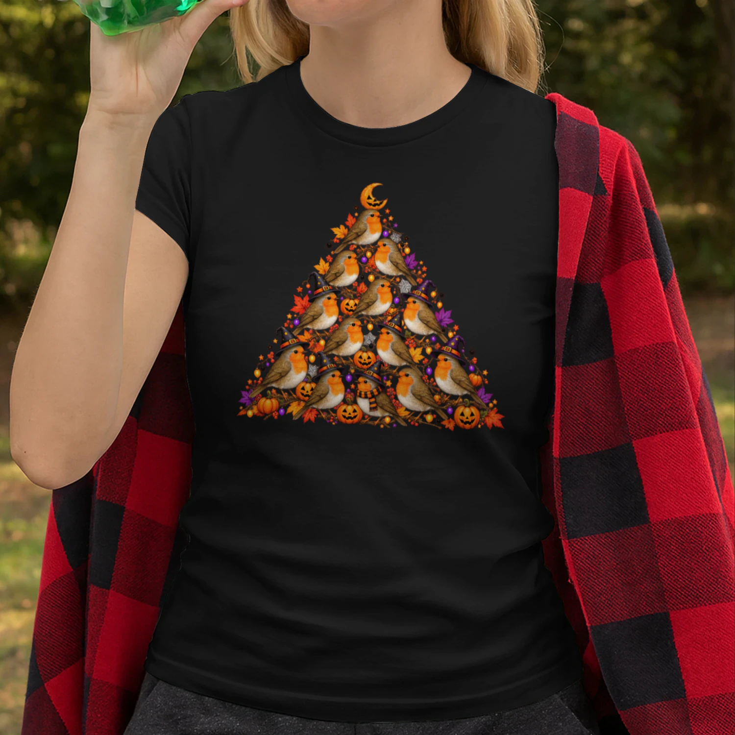 Robin Halloween Tree T-Shirt