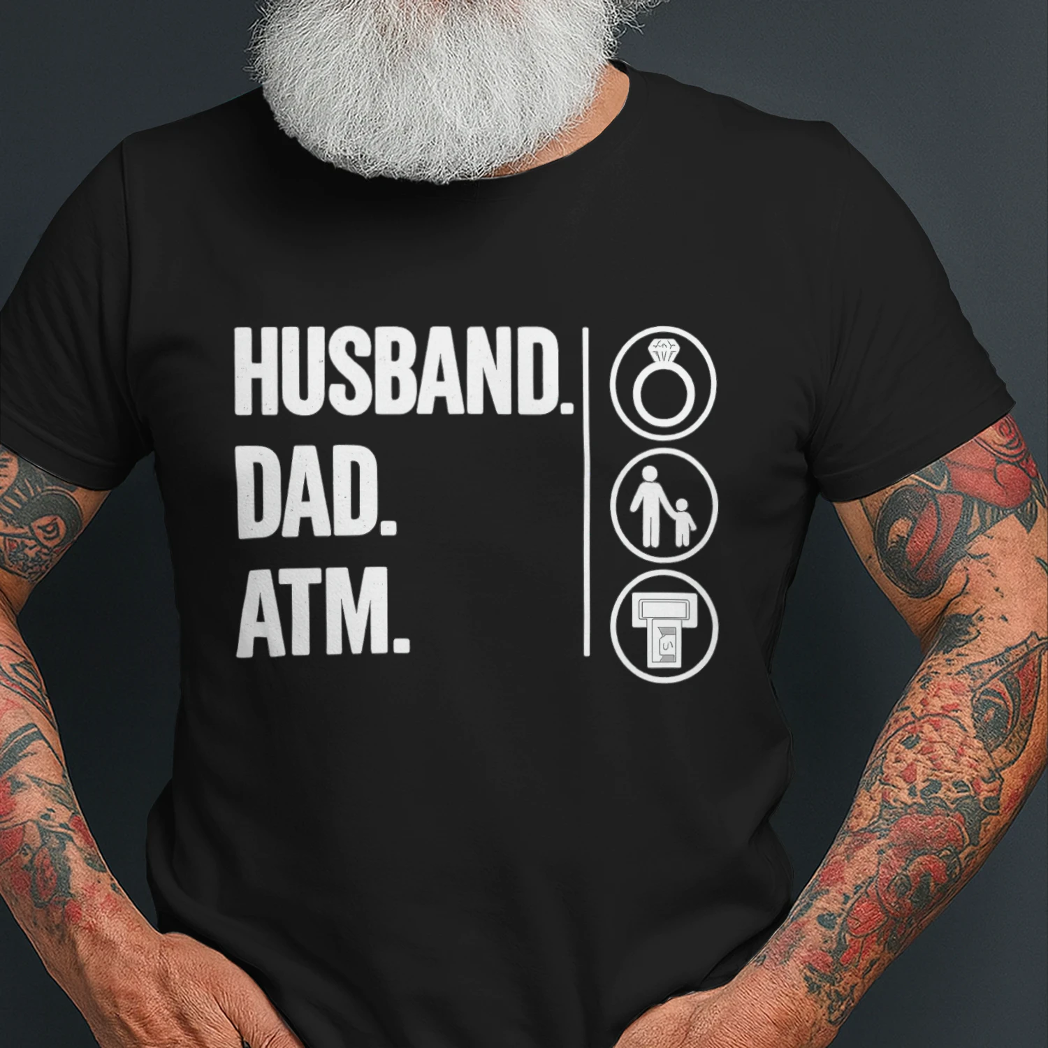 Funny Husband Dad ATM T-shirt