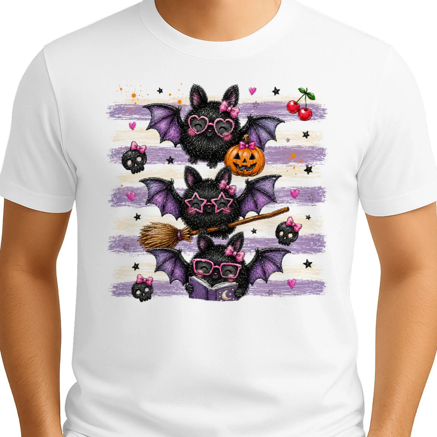 Cute Halloween Bat T-shirts