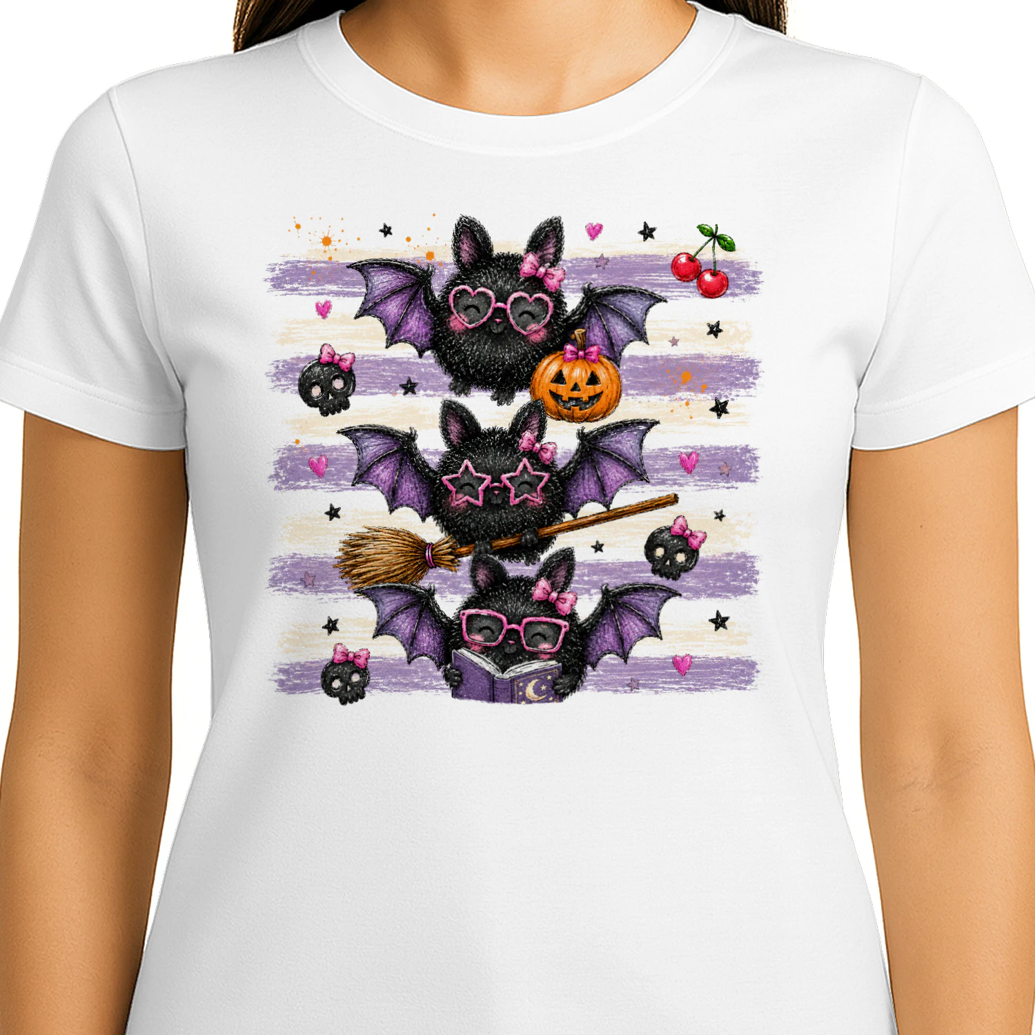 Cute Halloween Bat T-shirts