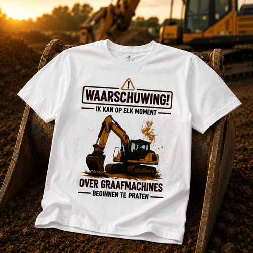 Graafmachine Liefhebber T-Shirt