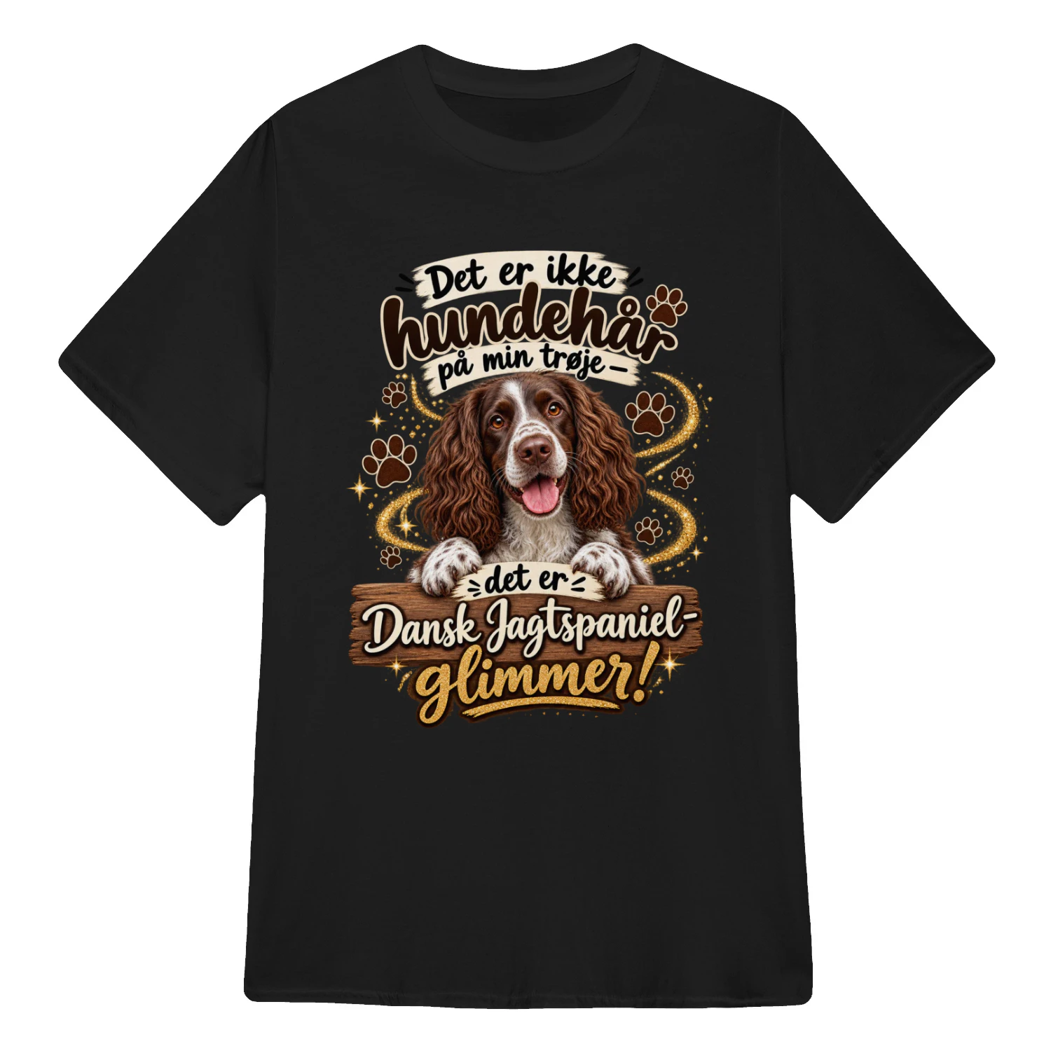Det er ikke hundehår på min trøje – det er Dansk Jagtspaniel-glimmer!