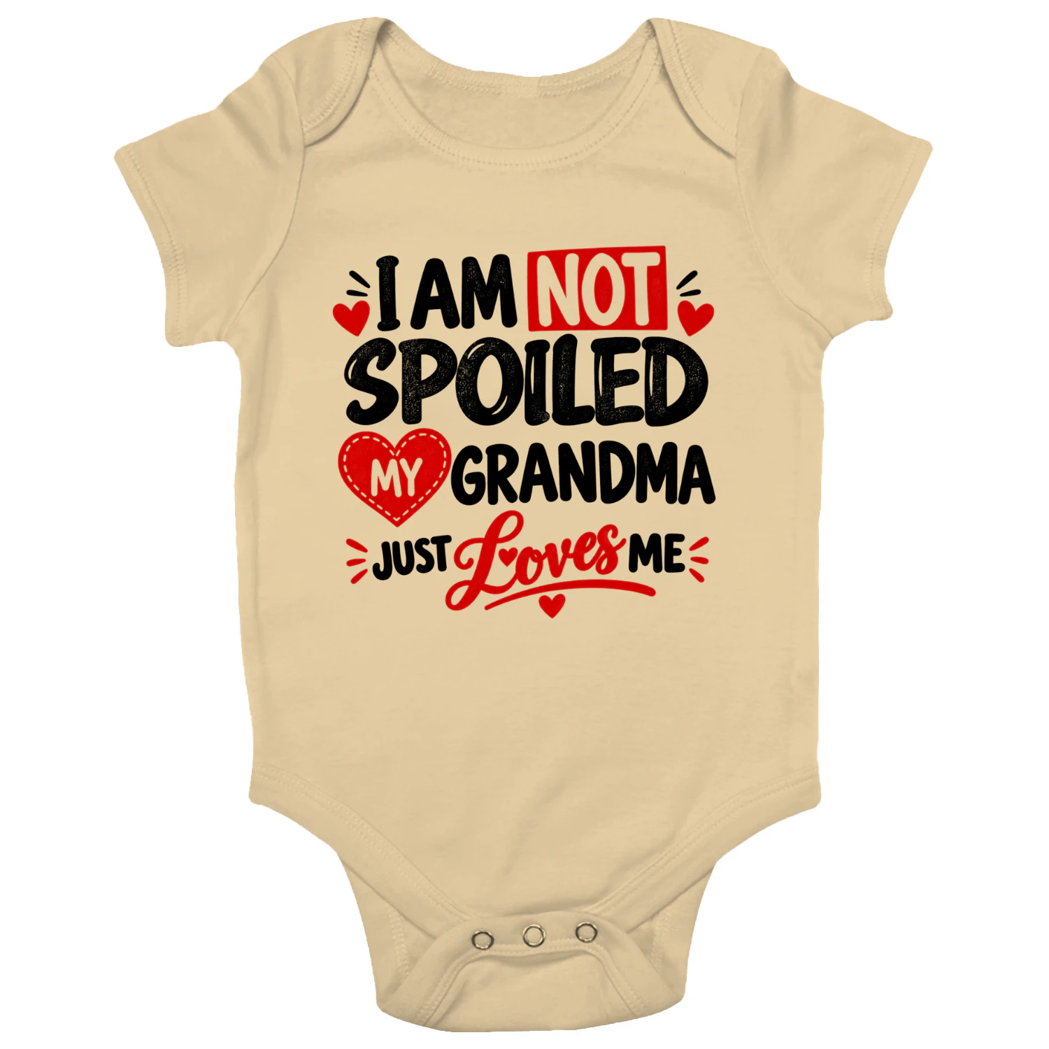 I Am Not Spoiled Baby Bodysuit