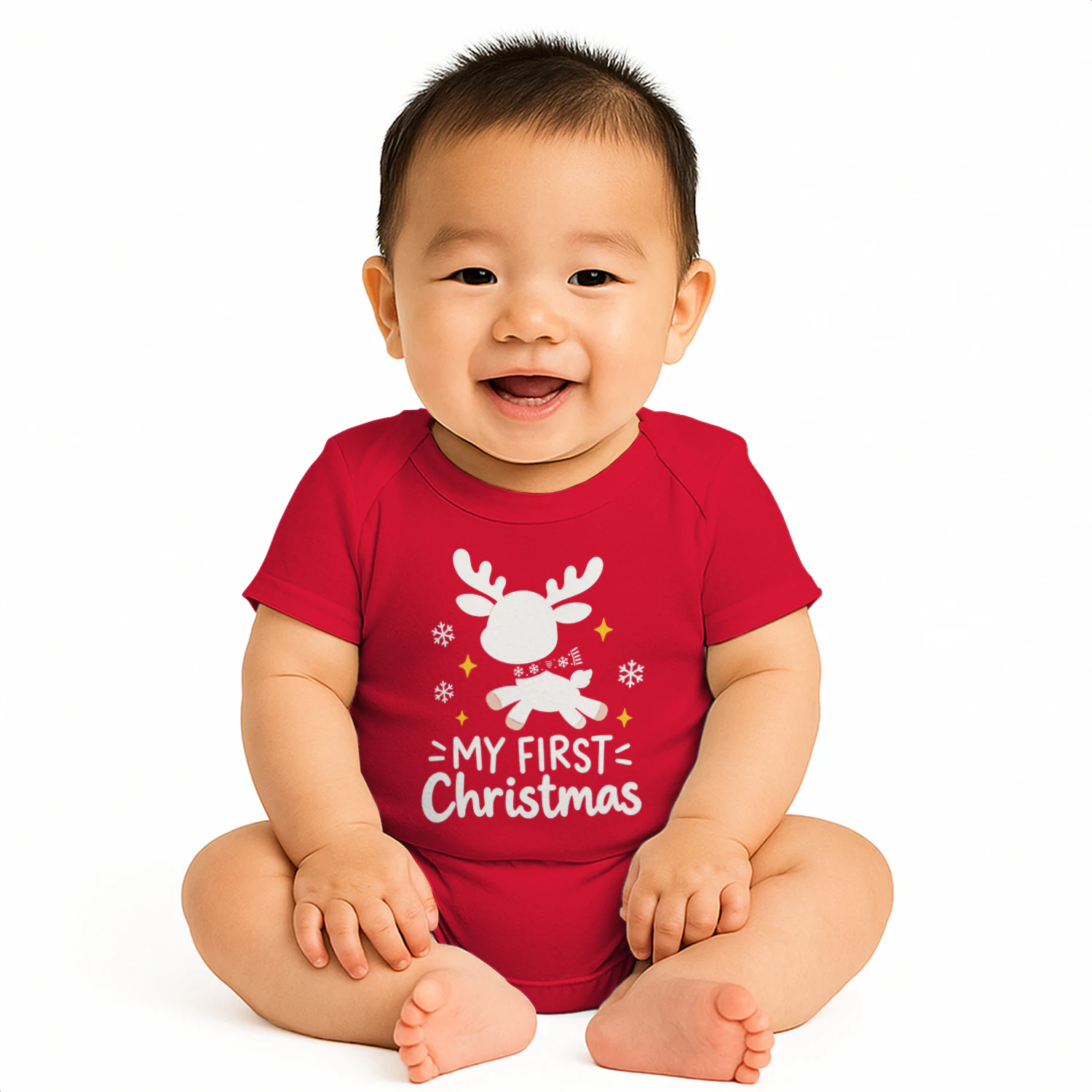 My First Christmas Babygrow
