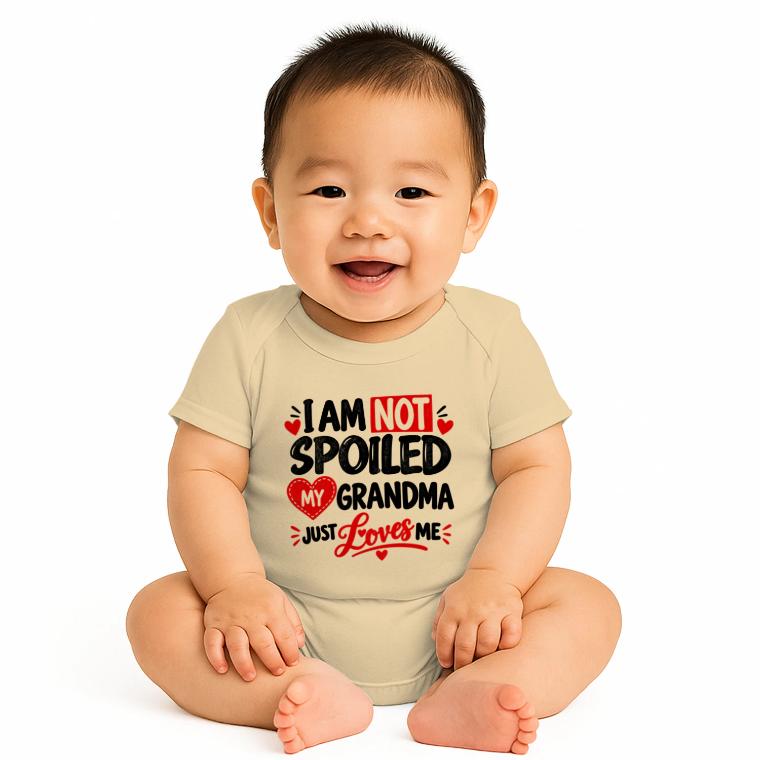I Am Not Spoiled Baby Bodysuit