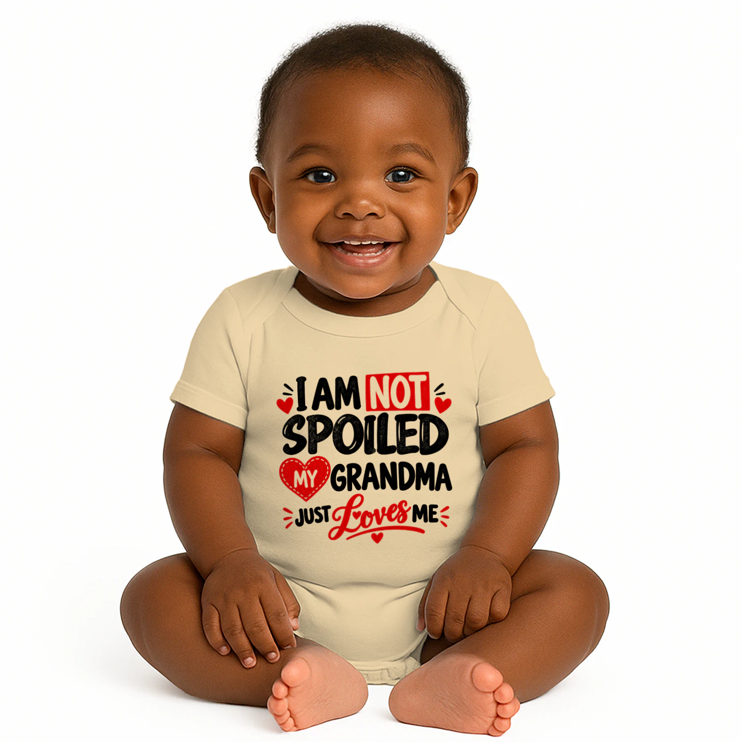 I Am Not Spoiled Baby Bodysuit