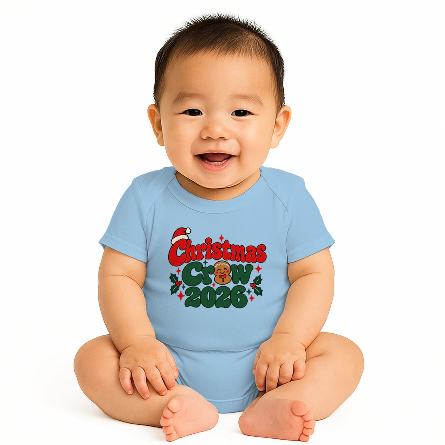 Christmas 2026 Baby Bodysuit – Cute Holiday Graphic
