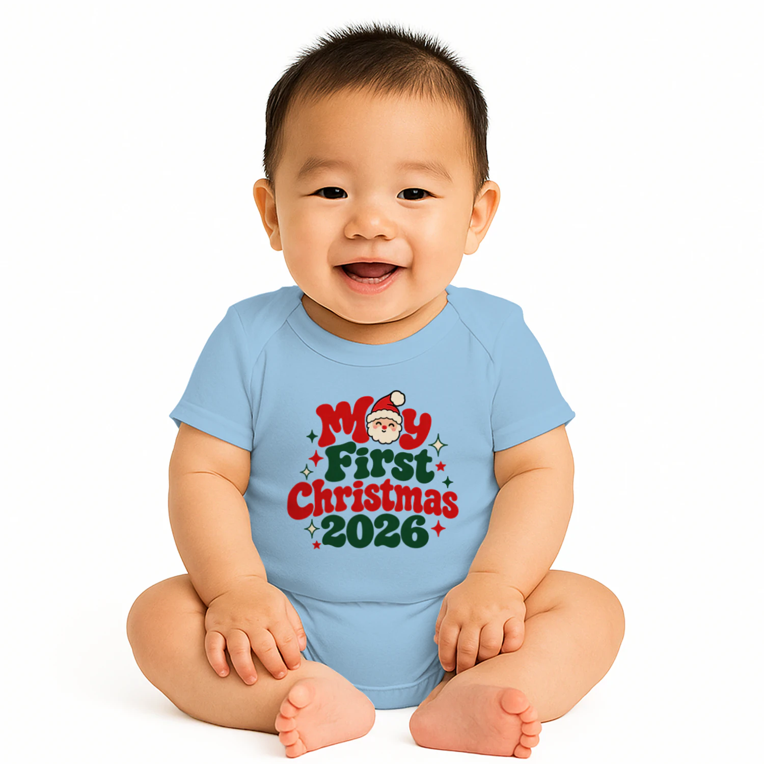 My First Christmas 2026 Baby Bodysuit – Cute Christmas Baby Outfit