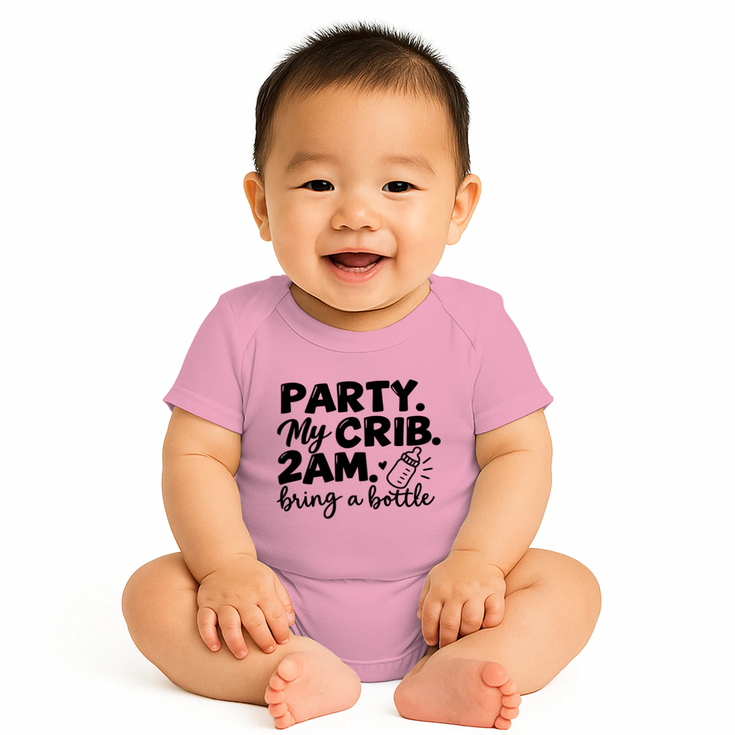 Party My Crib 2AM Baby Bodysuit