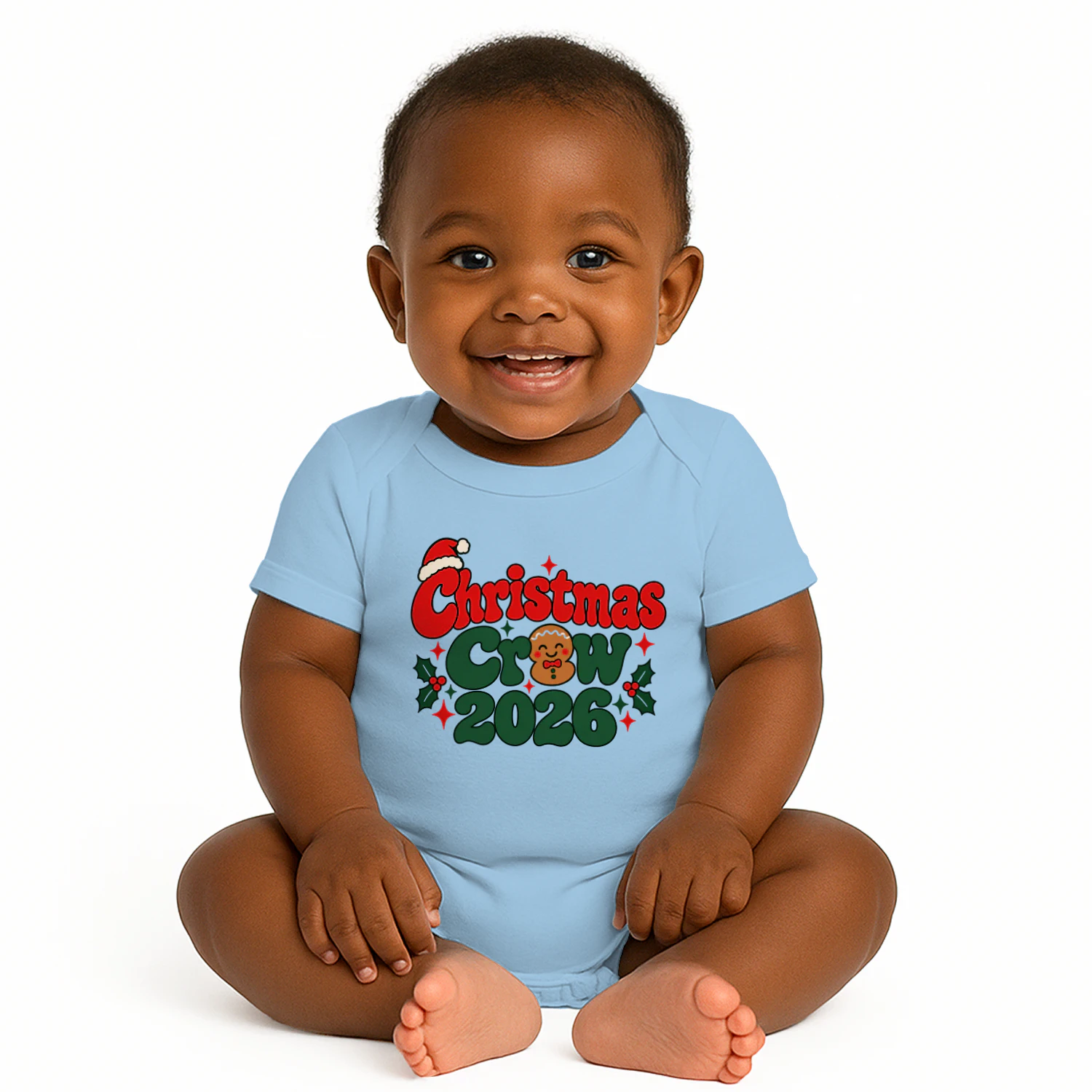 Christmas 2026 Baby Bodysuit – Cute Holiday Graphic