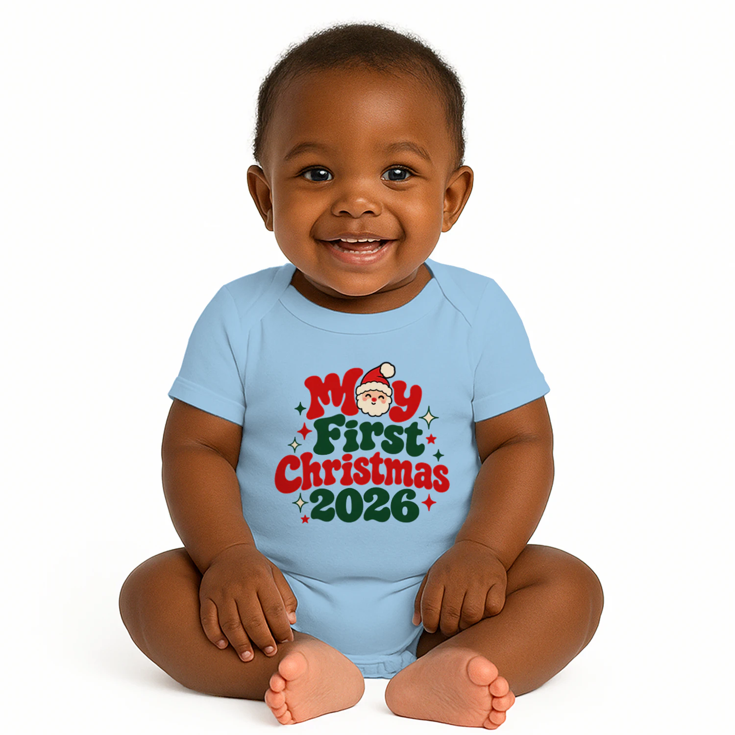 My First Christmas 2026 Baby Bodysuit – Cute Christmas Baby Outfit