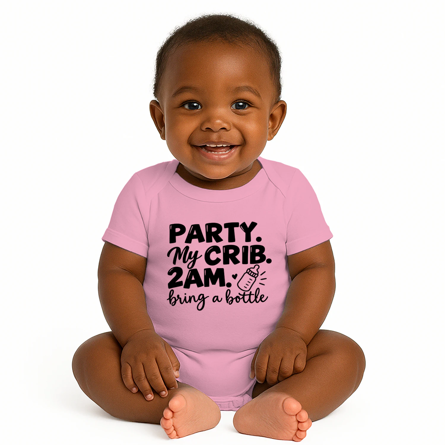 Party My Crib 2AM Baby Bodysuit