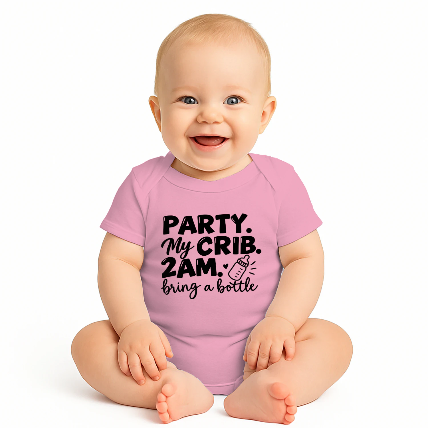Party My Crib 2AM Baby Bodysuit