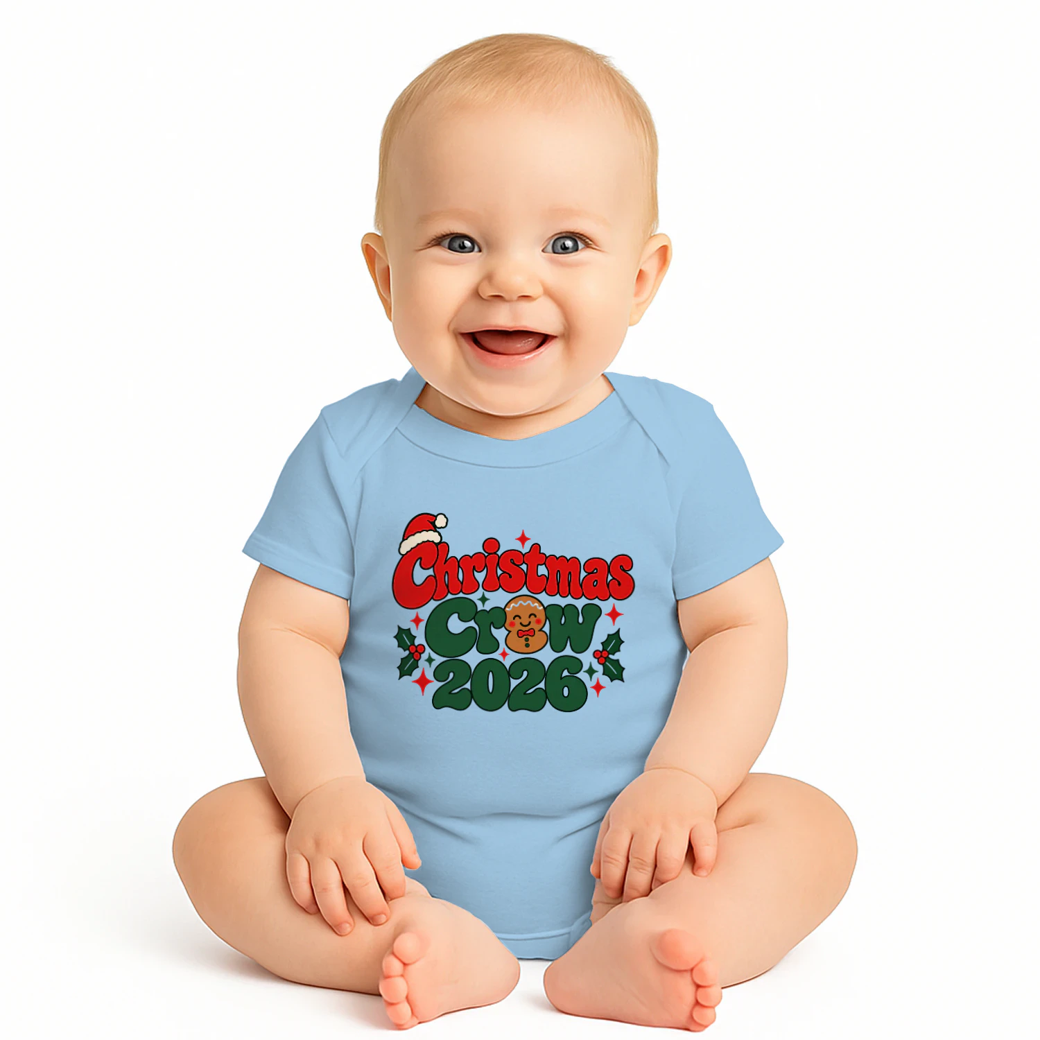 Christmas 2026 Baby Bodysuit – Cute Holiday Graphic